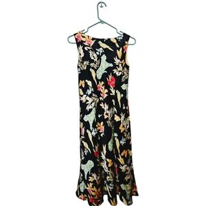 TORRY Richards of Honolulu exotic silk  summer dress size S